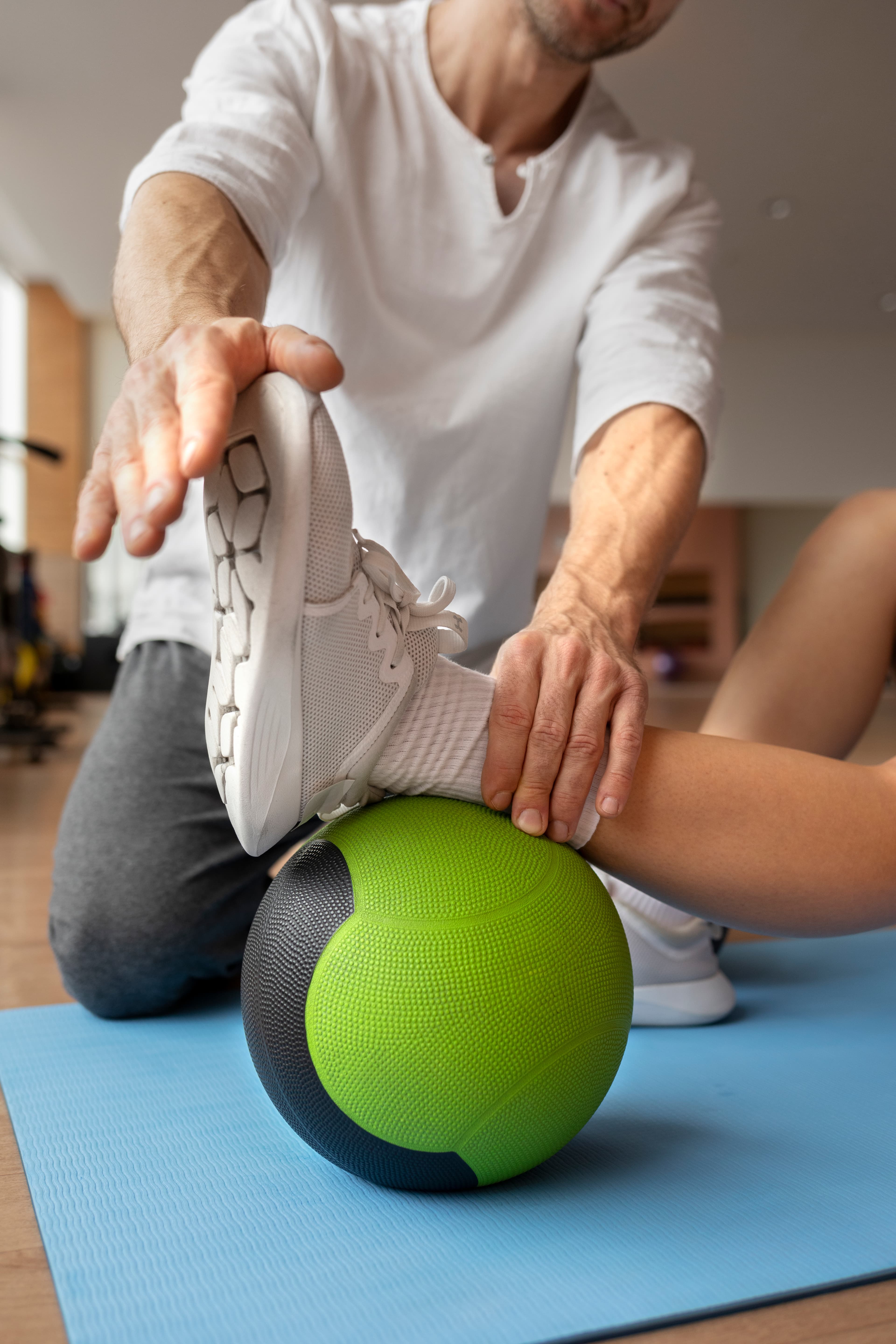Sesión de fisioterapia en Moovle Fit